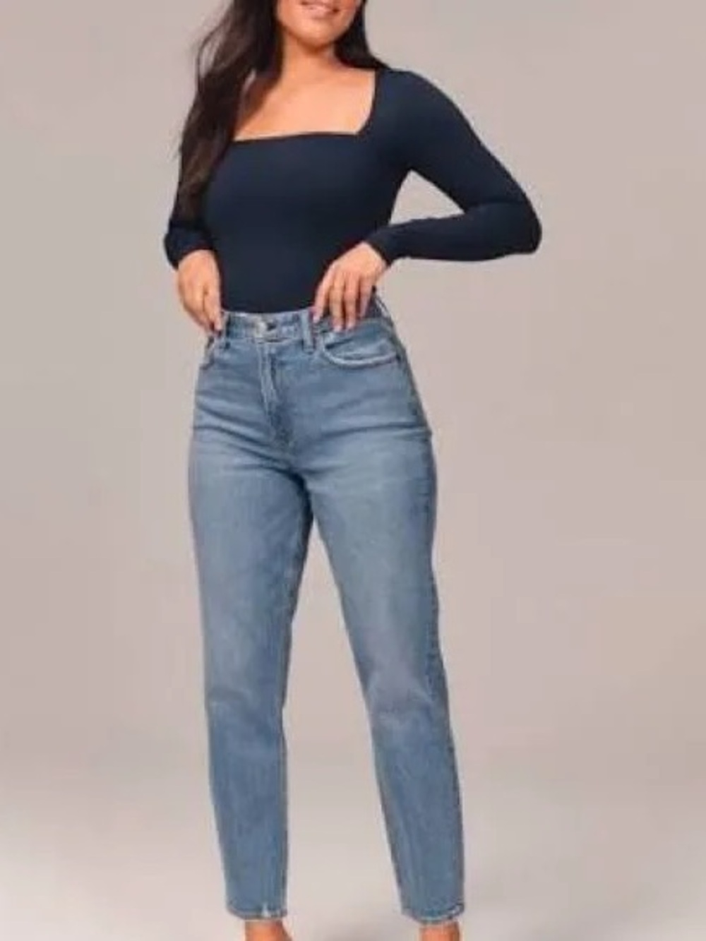 A&F The Mom High Rise size 27 / 4s